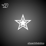 Christmas Star Sticker F